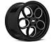 JMS Savage Series Black Clear with Diamond Cut Wheel; Rear Only; 17x10 (11-23 RWD Charger)