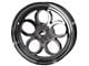 JMS Savage Series Black Chrome Wheel; Rear Only; 17x10 (11-23 RWD Charger, Excluding Widebody)