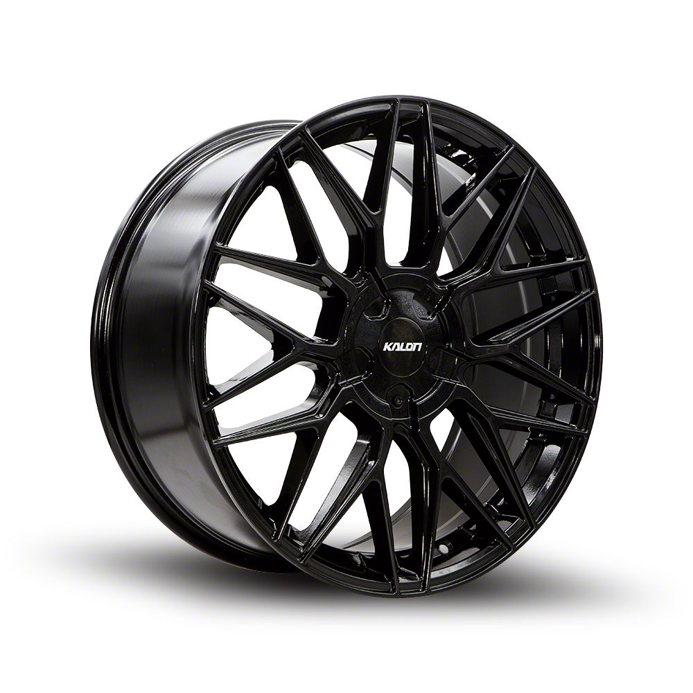 Kalon Blitz Gloss Black Wheel; 18x8; 40mm Offset (15-23 Mustang GT, EcoBoost, V6)