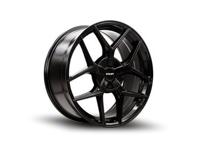 Kalon Falcon Gloss Black Wheel; 18x8; 40mm Offset (21-25 Mustang Mach-E, Excluding GT)