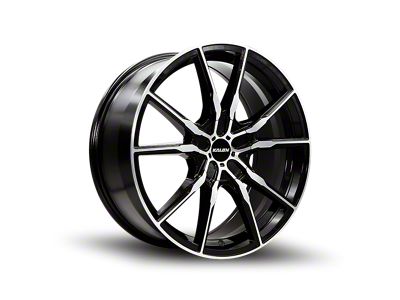 Kalon Pyro Gloss Black with Machined Face Wheel; 20x8.5; 38mm Offset (21-25 Mustang Mach-E)