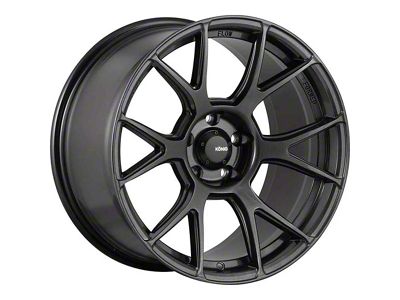 Konig Ampliform Dark Metallic Graphite Wheel; 18x9.5; 35mm Offset (05-09 Mustang GT, V6)