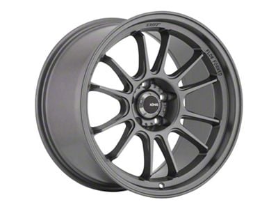 Konig Hypergram Matte Grey Wheel; 17x8; 35mm Offset (05-09 Mustang GT, V6)