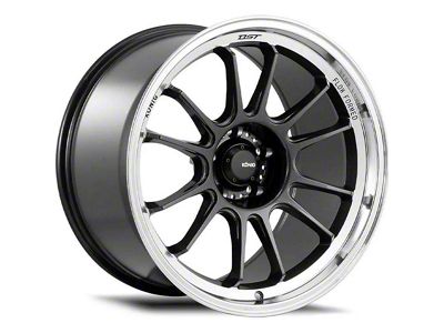 Konig Hypergram Metallic Carbon with Machined Lip Wheel; 17x8; 35mm Offset (05-09 Mustang GT, V6)