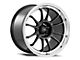 Konig Hypergram Metallic Carbon with Machined Lip Wheel; 17x8 (05-09 Mustang GT, V6)