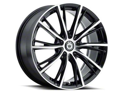 Konig Impression Gloss Black with Machined Face Wheel; 18x8 (07-10 AWD Charger)