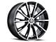 Konig Impression Gloss Black with Machined Face Wheel; 18x8 (07-10 AWD Charger)