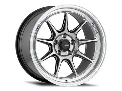 Konig Countergram Hyper Chrome with Machined Lip Wheel; 19x9.5; 35mm Offset (15-23 Mustang GT, EcoBoost, V6)