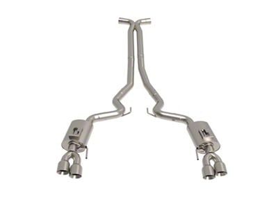 Kooks Cat-Back Exhaust with X-Pipe and Polished Tips (18-23 Mustang GT w/o Active Exhaust)