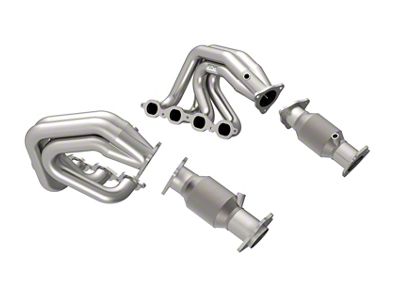 Kooks 2-Inch Long Tube Headers with High Output GREEN Catted OEM Connections (20-24 Corvette C8 Stingray)