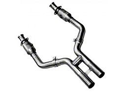 Kooks 2-1/2-Inch Catted H-Pipe (05-10 Mustang GT w/ Kooks Long Tube Headers)