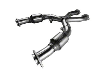 Kooks 2-1/2-Inch Catted X-Pipe (99-04 4.6L Mustang w/ Kooks Long Tube Headers)