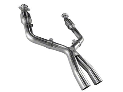 Kooks 2-1/2-Inch Catted Y-Pipe (05-10 Mustang GT w/ Kooks Long Tube Headers)