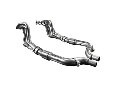 Kooks 2-Inch Long Tube Headers with Catted OEM Connections (15-24 Mustang GT, Dark Horse)