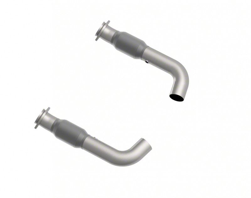 Kooks 3-Inch OEM High Flow GREEN Catted Connection Pipes (15-24 Mustang GT  & Dark Horse w/ Long Tube Headers)