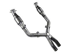 Kooks 3 x 2-1/2-Inch Catted X-Pipe (05-10 Mustang GT w/ Kooks Long Tube Headers)