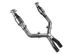 Kooks 3 x 3-Inch Catted X-Pipe (05-10 Mustang GT w/ Kooks Long Tube Headers)