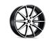 Kraze Cosmos Gloss Black Machined Wheel; 17x8 (05-09 Mustang GT, V6)