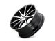 Kraze Cosmos Gloss Black Machined Wheel; 18x8 (05-09 Mustang GT, V6)