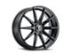 Kraze Cosmos Gloss Black Wheel; 17x8 (05-09 Mustang GT, V6)