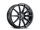 Kraze Cosmos Gloss Black Wheel; 18x8 (05-09 Mustang GT, V6)