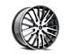 Kraze Double Down Gloss Black Machined Wheel; 20x8.5 (05-09 Mustang)