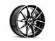 Kraze Evolve Gloss Black Machined Wheel; 20x9 (05-09 Mustang)