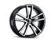 Kraze Lusso Gloss Black Machined Wheel; 18x8 (05-09 Mustang GT, V6)