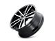 Kraze Lusso Gloss Black Machined Wheel; 22x8.5 (05-09 Mustang)