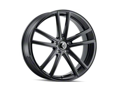 Kraze Lusso Gloss Black Wheel; 17x8; 38mm Offset (05-09 Mustang GT, V6)