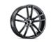 Kraze Lusso Gloss Black Wheel; 17x8 (05-09 Mustang GT, V6)