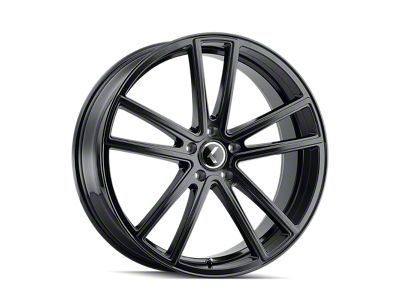 Kraze Lusso Gloss Black Wheel; 18x8 (05-09 Mustang GT, V6)