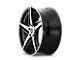 Kraze Milano Gloss Black Machined Wheel; 18x8 (05-09 Mustang GT, V6)