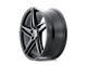 Kraze Milano Satin Black Wheel; 17x8 (05-09 Mustang GT, V6)