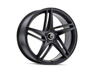 Kraze Milano Satin Black Wheel; 18x8; 40mm Offset (05-09 Mustang GT, V6)