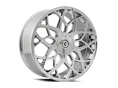 Kraze Ricochet Chrome Wheel; 22x8.5 (05-09 Mustang)