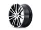 Kraze Spectra Gloss Black Machined Wheel; 18x8 (05-09 Mustang GT, V6)