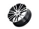 Kraze Spectra Gloss Black Machined Wheel; 18x8 (05-09 Mustang GT, V6)