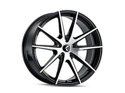 Kraze Turismo Gloss Black Machined Wheel; 18x8 (06-10 Charger, Excluding SRT8)