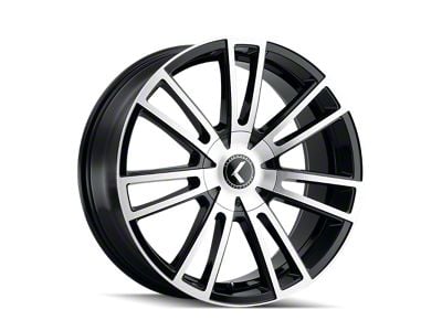 Kraze Spectra Gloss Black Machined Wheel; 20x8.5 (10-15 Camaro, Excluding ZL1)