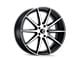 Kraze Cosmos Gloss Black Machined Wheel; 18x8; 40mm Offset (10-14 Mustang GT w/o Performance Pack, V6)