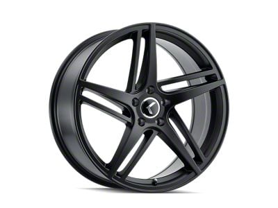 Kraze Milano Satin Black Wheel; 18x8; 40mm Offset (10-14 Mustang GT w/o Performance Pack, V6)