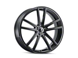 Kraze Lusso Gloss Black Wheel; 20x8.5; 38mm Offset (15-23 Mustang GT w/o Performance Pack, , V6)