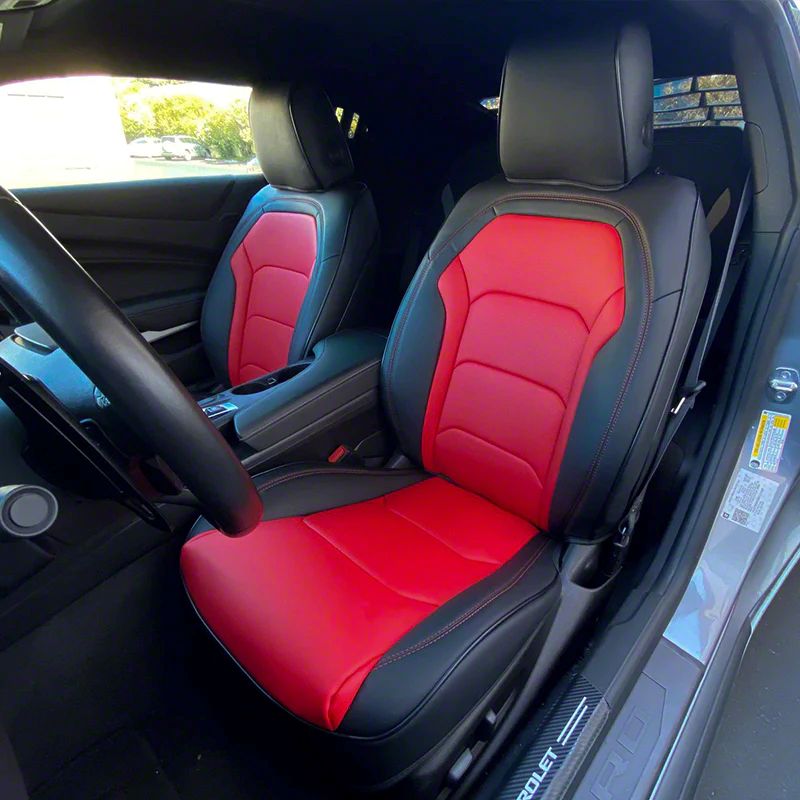 Kustom Interiors Camaro Premium Artificial Leather Front and Rear Seat ...