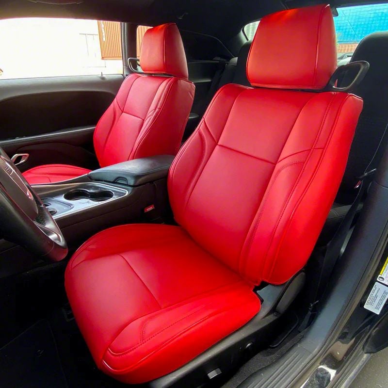 Kustom Interiors Charger Premium Artificial Leather Front and Rear Seat