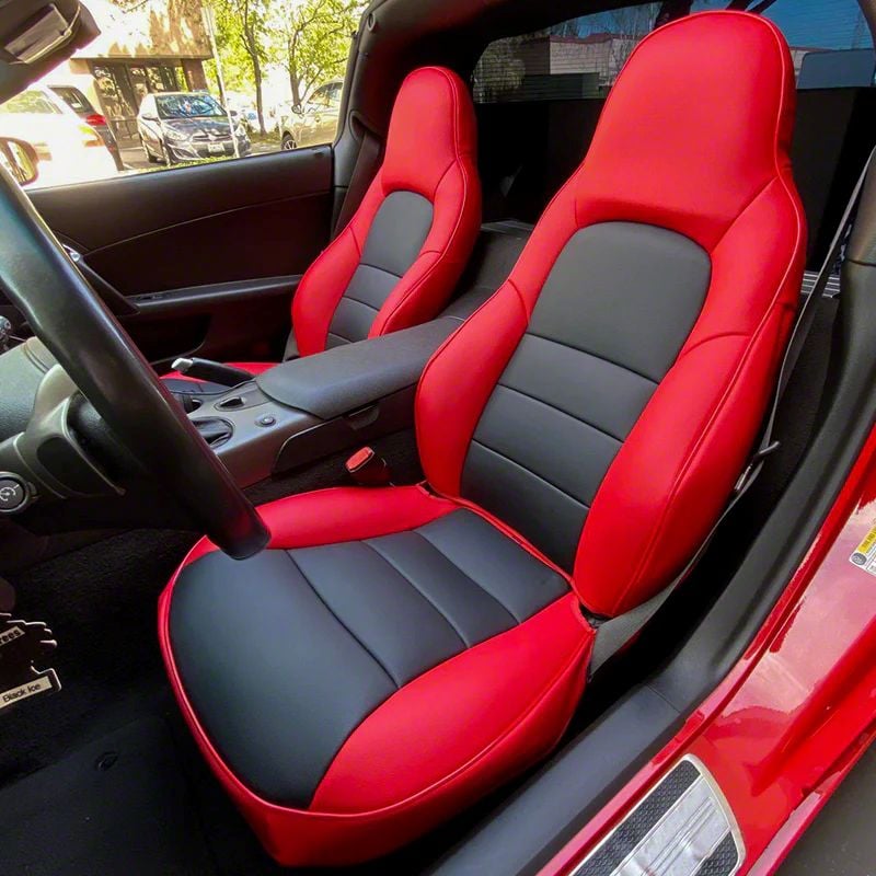 Kustom Interiors Corvette Premium Artificial Leather Front and Rear ...