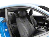 Kustom Interior Premium Artificial Leather Front and Rear Seat Covers; All Black (15-23 Mustang Fastback w/o RECARO Seats)