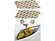 Lamin-X Headlight Tint Covers; Yellow (11-14 Charger)