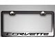 License Plate Frame with Corvette Lettering; Synergy Green Solid (Universal; Some Adaptation May Be Required)
