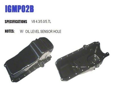 Liland Global Engine Oil Pan with Oil Level Sensor Hole (93-97 5.7L Camaro)